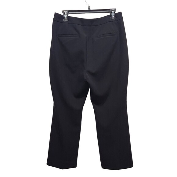 Banana Republic Black High Rise Crop Flare Button Fly Pants, 10 - Picture 6 of 6